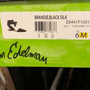 Black Sam Edelman sandals
